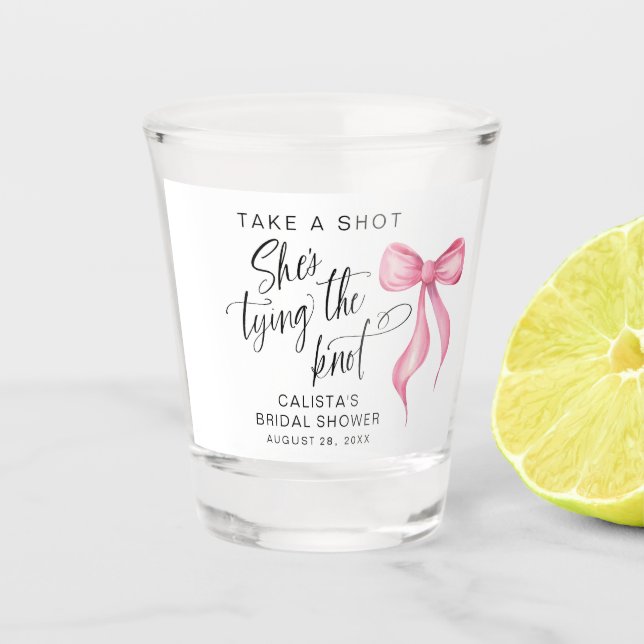 Copo De Shot Tire um Tiro Ela Está Casando Chá de Noiva (Frente)