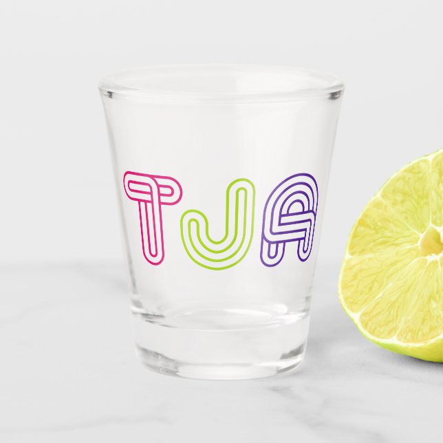 Copo De Shot Tja, alemão, Deutsches Wort (Frente)