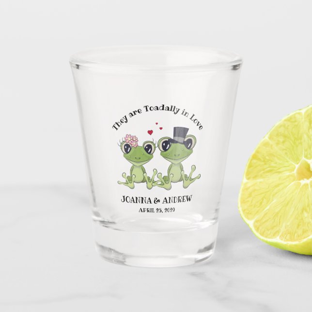 Copo De Shot ©Toadly in Love Sapo Rustic Weding (Frente)