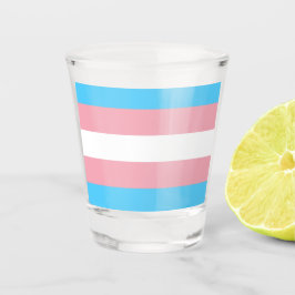 Copo De Shot Transgender Flag