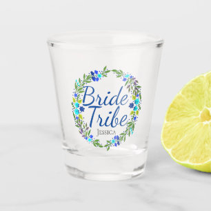 Copo De Shot Tribo Bonito Floral de Noiva Personalizada