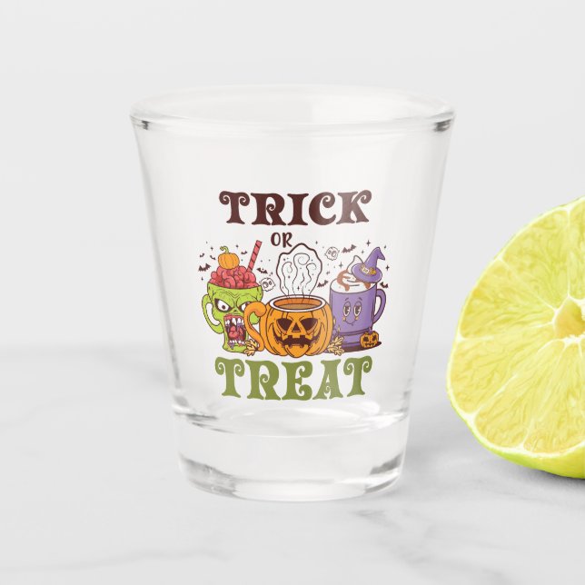 Copo De Shot Trick Ou Trate O Café (Frente)