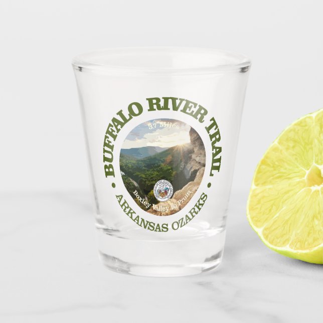 Copo De Shot Trilha do rio Buffalo (rd) (Frente)