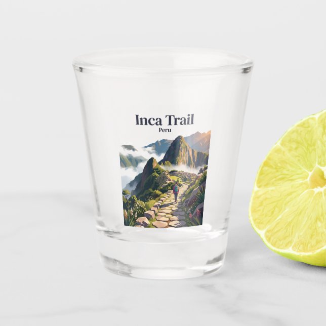 Copo De Shot Trilha Inca Peru (Frente)