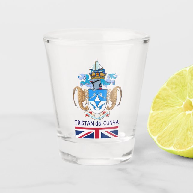 Copo De Shot Tristan da Cunha (Frente)