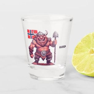 Copo De Shot Troll Norueguês de Nome Personalizado