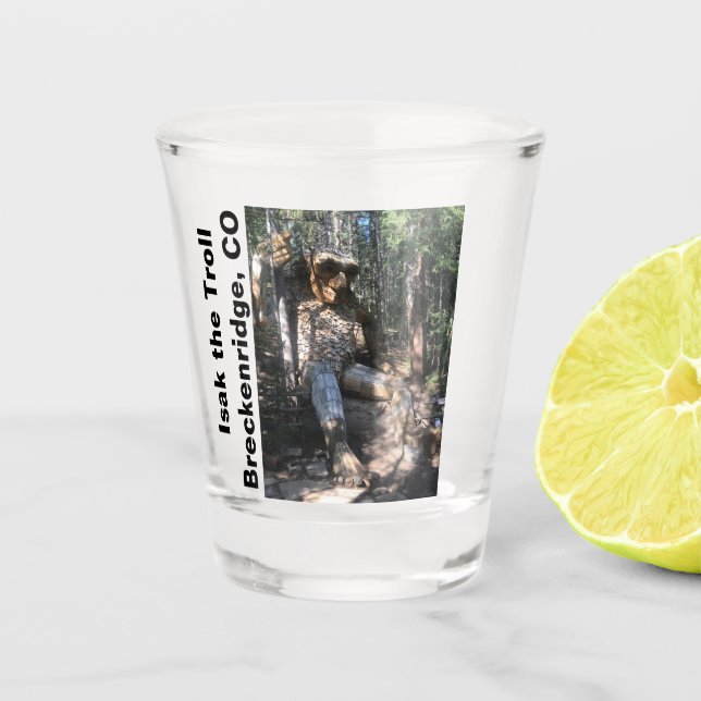 Copo De Shot Troll Shot Glass Breckenridge, CO (Frente)