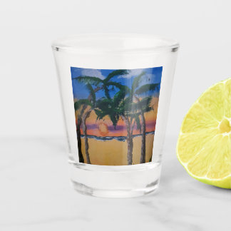 Copo De Shot Tropical Glass