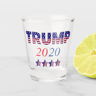 Copo De Shot Trump 2020 Patriótico dos EUA
