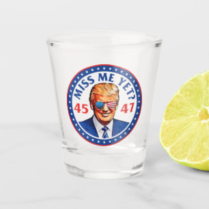 Copo De Shot Trump 2024 sente falta de mim e 45 47, anti joe Bi