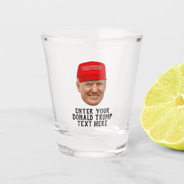 COPO DE SHOT TRUMP MAGA DE DONALD PERSONALIZADO (Frente)