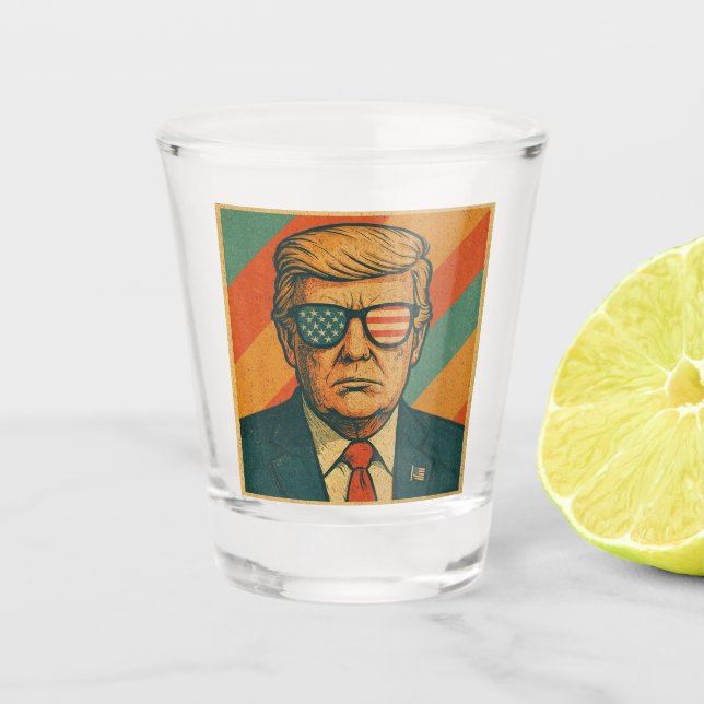 Copo De Shot Trump Retro (Frente)