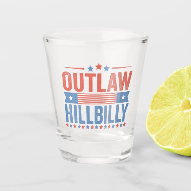Copo De Shot Trump Vance 2024 Outlaw Hillbilly (Frente)