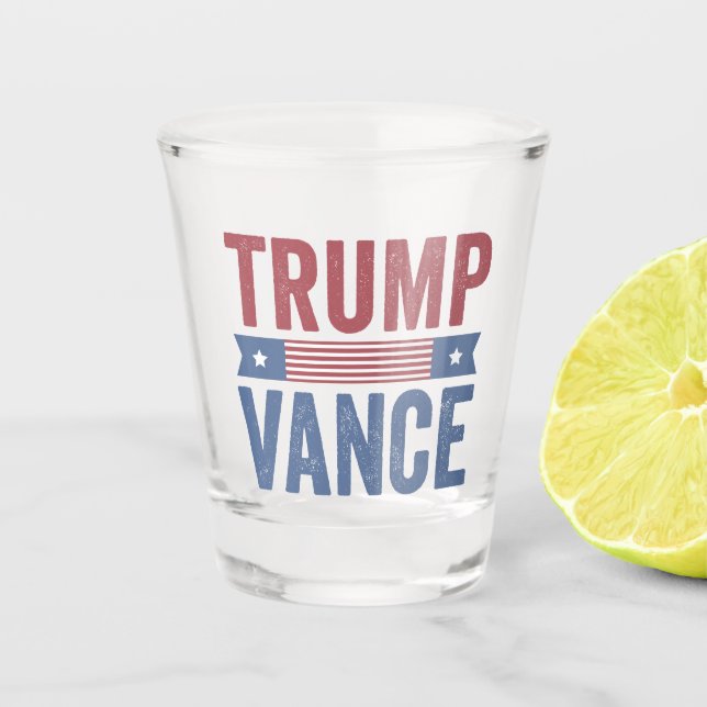 Copo De Shot Trump Vance Republican American Election Gift (Frente)