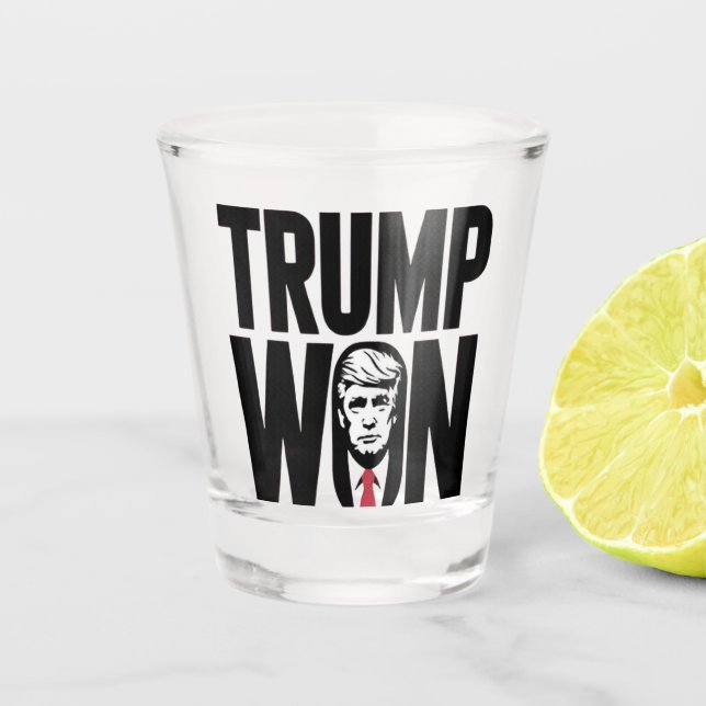 Copo De Shot Trump Won Trump Vance Presidente da República (Frente)