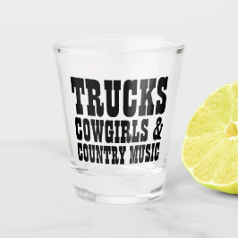 Copo De Shot Truques Cowboys Country Music