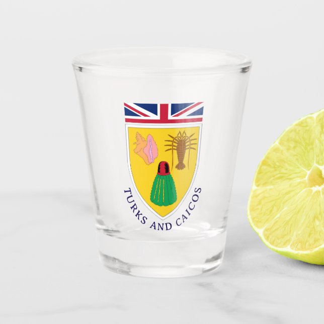 Copo De Shot Turcos e Caicos (Frente)