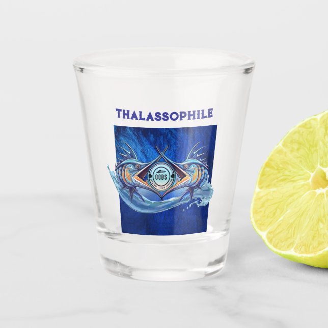 Copo De Shot Twin Marlin Shot Glass (Frente)
