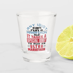 Copo De Shot Ulmarathon Runner Qualquer Idiot Pode Executar