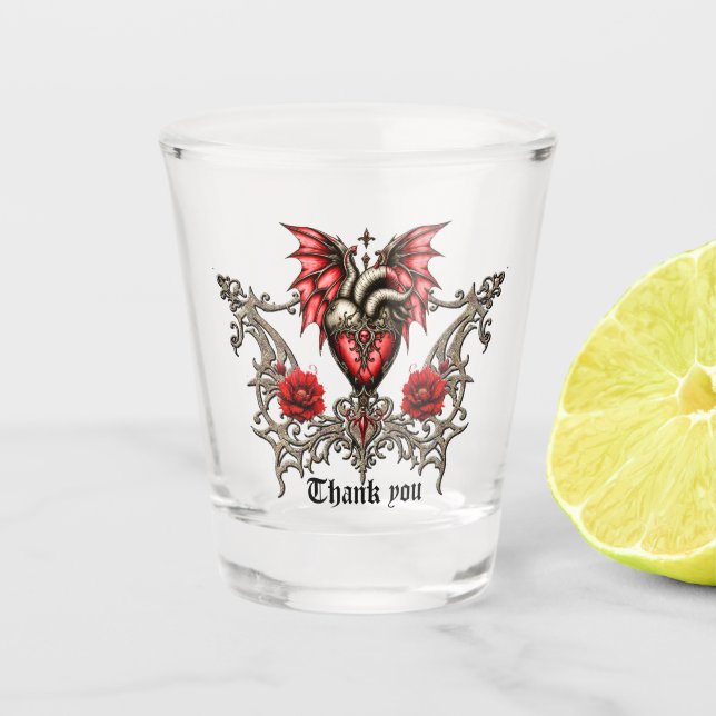 Copo De Shot Um coração majestoso, um romance gótico (Frente)