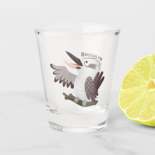 Copo De Shot Um desenho animado e engraçado