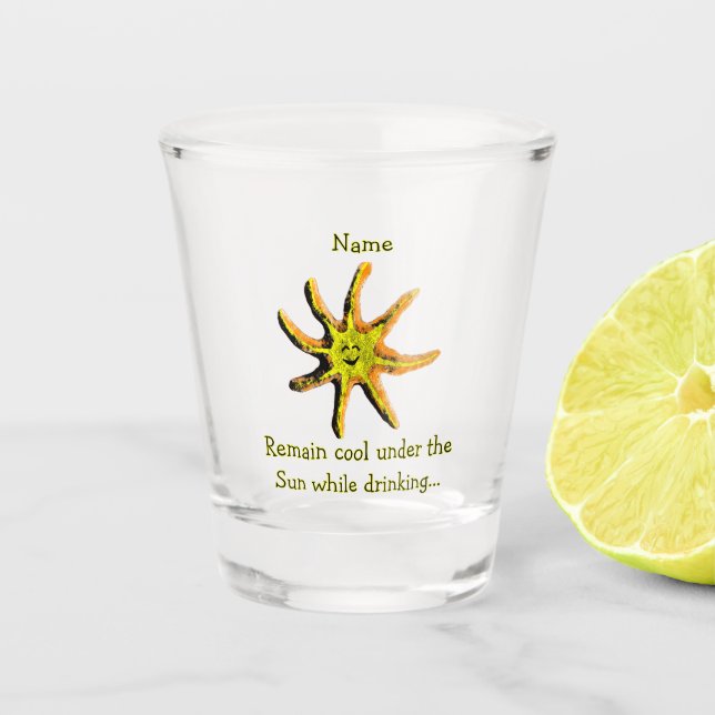 Copo De Shot Um raio de felicidade (Frente)