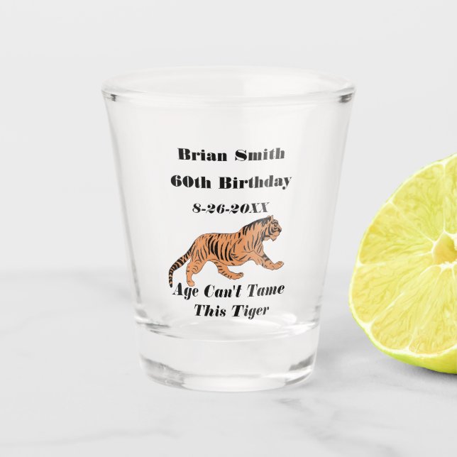 Copo De Shot Um Tigre Torna 60 (Frente)