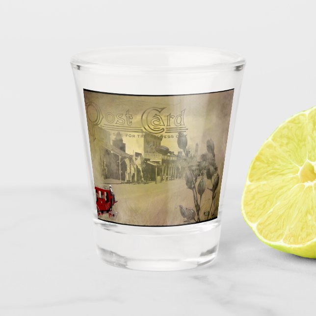 Copo De Shot Uma rua na Arizona de Tombstone (Frente)