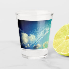 Copo De Shot Uma sprinkling de nuvens