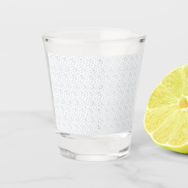 Copo De Shot Uma superfície completamente branca e sem recursos (Frente)