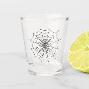 Copo De Shot Uma Web de aranha simples