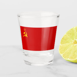 Copo De Shot União Soviética (URSS) (martelo comunista e foice