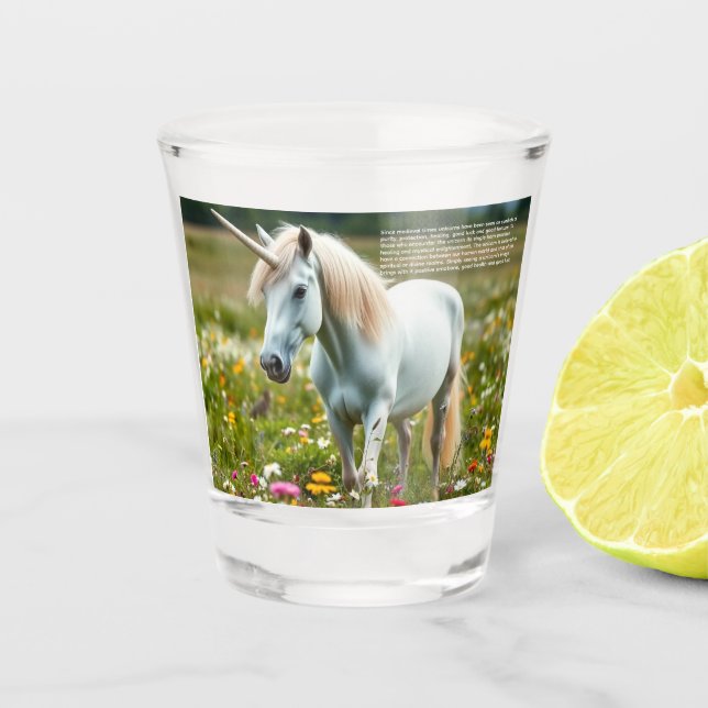 Copo De Shot Unicórnio Sortudo (Frente)