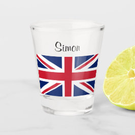 Copo De Shot Union Jack British Flag UK 4Simon Shot glass