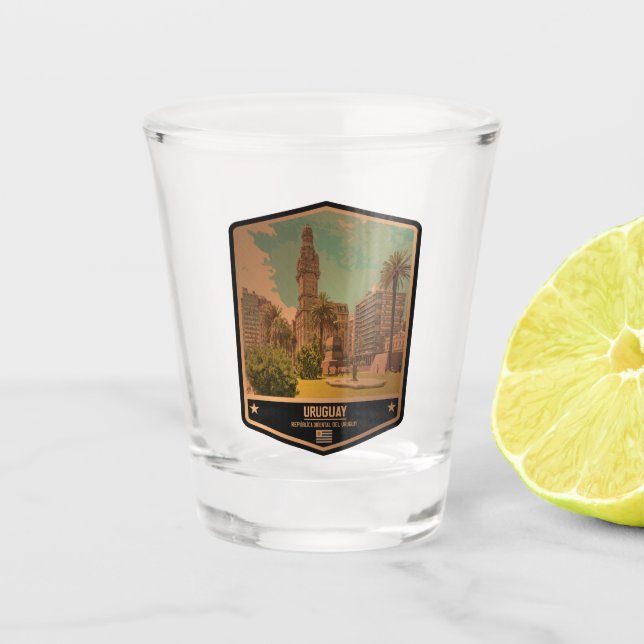 Copo De Shot Uruguai (Frente)