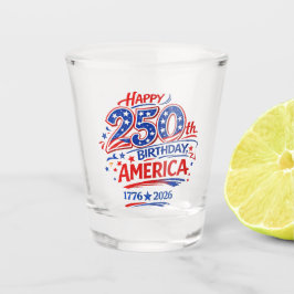 Copo De Shot USA America 250th Anniversary Patriotic