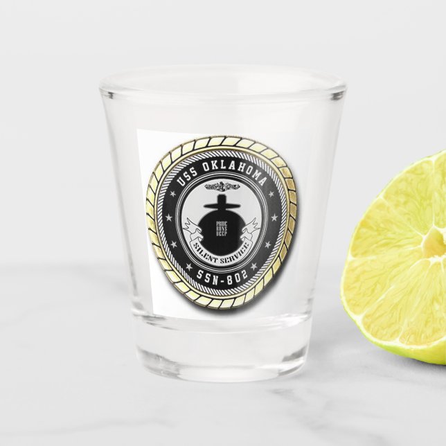 Copo De Shot USS Oklahoma (SSN-802) (Frente)