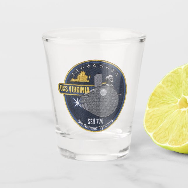 Copo De Shot USS Virginia (SSN-774) (Frente)