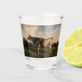 Copo De Shot Vaca em campo (Fazenda animal) (por Filippo Palizz