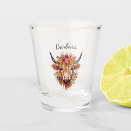 Copo De Shot Vaca Highland Personalizada