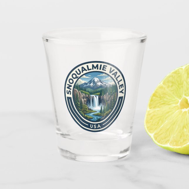 Copo De Shot Vale de Snoqualmie EUA (Frente)