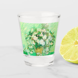 Copo De Shot Van Gogh White Roses