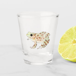 Copo De Shot Vaso de shot con rana leopardo