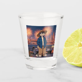 Copo De Shot Vato Lobo em 4 de julho