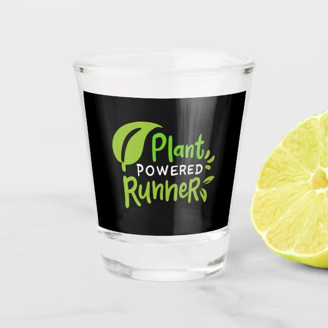 Copo De Shot Vegan - Runner Powered (Frente)