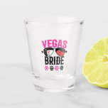 Copo De Shot Vegas Wedding - Bride - Vegas Bachelorette Party<br><div class="desc">Planning a Vegas bachelorette party or getting married in Vegas? This Vegas Bride design is perfect for a wedding reception or honeymoon in Vegas! Turn heads on the Las Vegas strip, do some gambling at the casino, or day drinking poolside at a Vegas club! Features "Vegas Bride" & aviator sunglasses...</div>