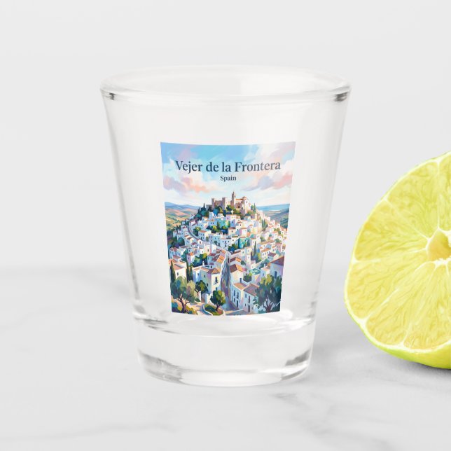 Copo De Shot Vejer de la Frontera Espanha (Frente)