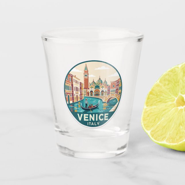 Copo De Shot Veneza Itália (Frente)