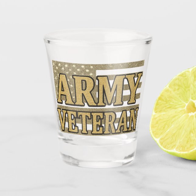 Copo De Shot Veterano do Exército (Frente)