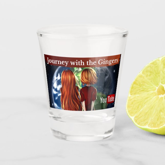 Copo De Shot Viagem Com Os Gingers - Vidro Fodido (Frente)